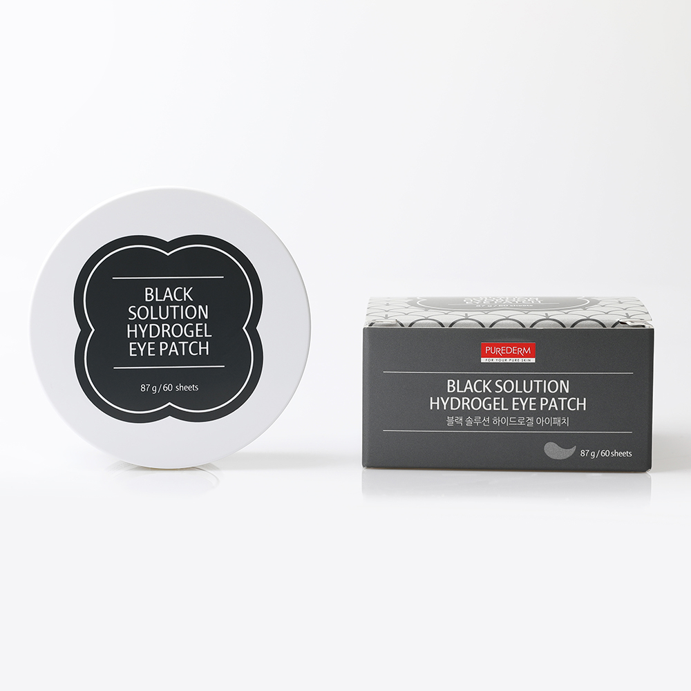 PUREDERM BLACK SOLUTION HYDROGEL EYE PATCH