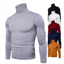 Pull Homme Turtleneck Sweater For Men