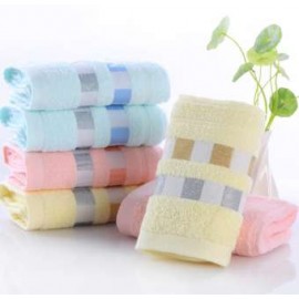 Soft Absorbent Cotton Face/Bath Towel For Adults - Set Of 4
