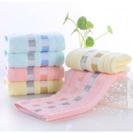 Soft Absorbent Cotton Face/Bath Towel For Adults - Set Of 4