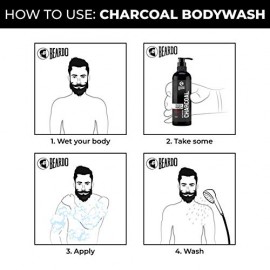 Beardo Activated Charcoal Body Wash - 200ml Beardo Activated Charcoal Body Wash - 200ml