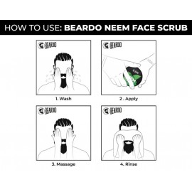 Beardo Neem Face Scrub - 100g Beardo Neem Face Scrub - 100g