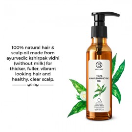Brillare Real Mahabhringraj Oil 50ml Pure hair oil Brillare Real Mahabhringraj Oil 50ml Pure hair oil