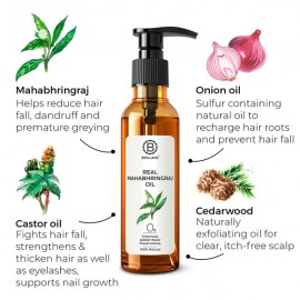 Brillare Real Mahabhringraj Oil 50ml Pure hair oil Brillare Real Mahabhringraj Oil 50ml Pure hair oil