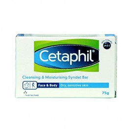 Cetaphil Cleansing & Moisturizing Syndet Bar - 75g  Cetaphil Cleansing & Moisturizing Syndet Bar - 75g