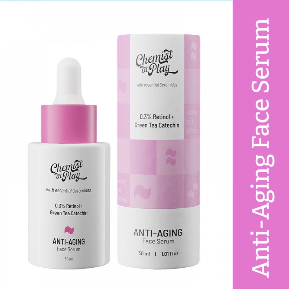 Chemist At Play Anti-Aging Face Serum - 30ML (0.3% Retinol + Green Tea Catechin) Chemist At Play Anti-Aging Face Serum - 30ML (0.3% Retinol + Green Tea Catechin)