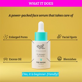 Chemist At Play Pore Minimizing Face Serum - 30ML (10% Niacinamide + 0.5% Zinc PCA) Chemist At Play Pore Minimizing Face Serum - 30ML (10% Niacinamide + 0.5% Zinc PCA)
