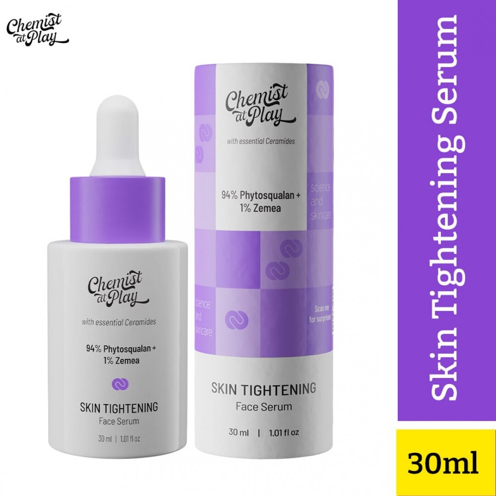 Chemist At Play Skin Tightening Face Serum - 30ml (94% Phytosqualan + 1% Zemea) Chemist At Play Skin Tightening Face Serum - 30ml (94% Phytosqualan + 1% Zemea)