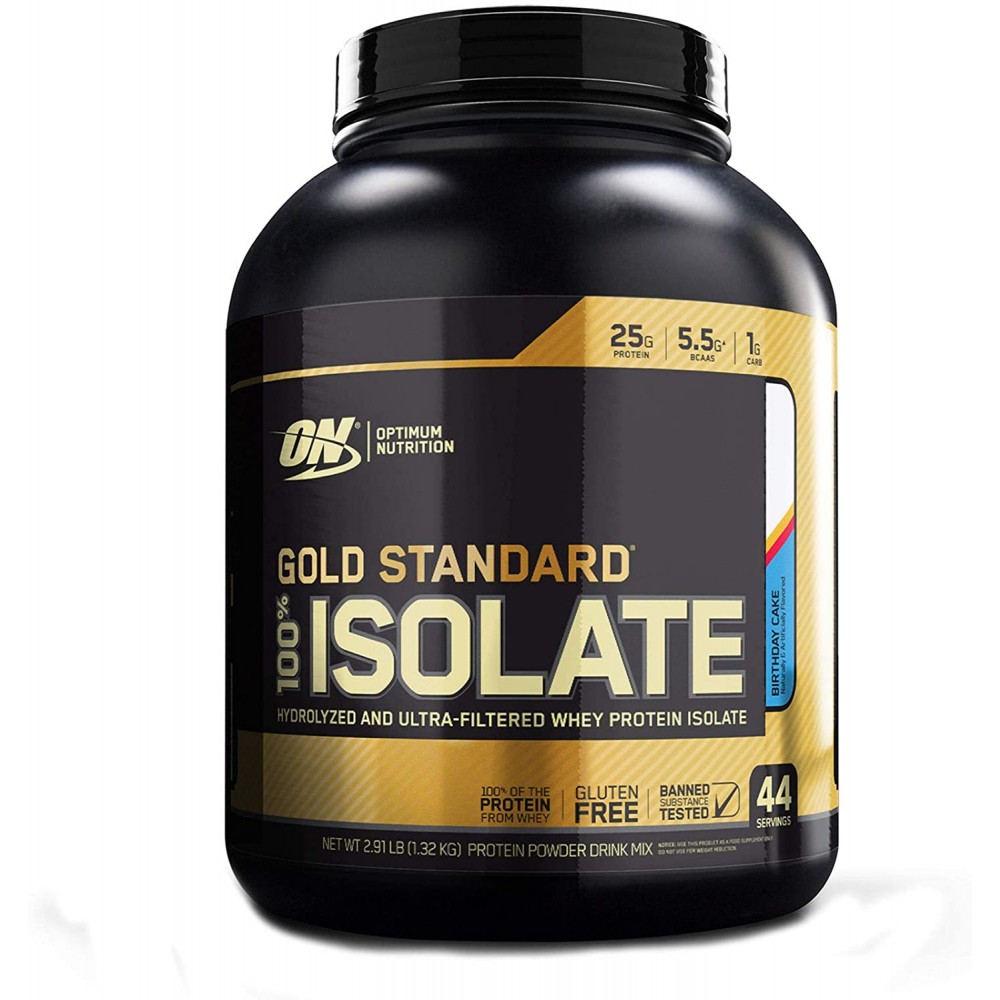 Optimum Nutrition, Gold Standard 100% Isolate, 3 lbs