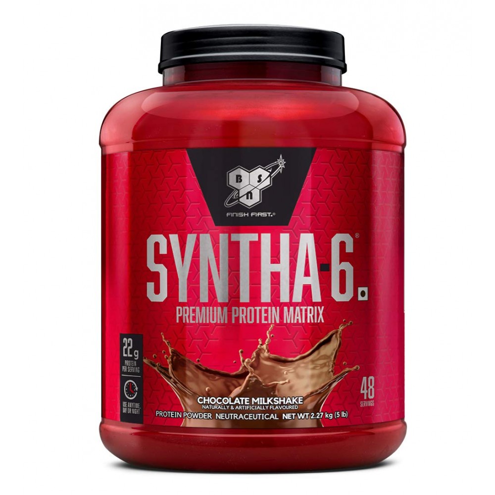BSN, Syntha-6, Ultra Premium Protein Matrix, Chocolate Milkshake, 5 lbs (2.27 kg) BSN, Syntha-6, Ultra Premium Protein Matrix, Chocolate Milkshake, 5 lbs (2.27 kg)