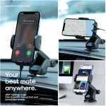 JR-ZS259- Mechanical Mobile holder (Dashboard) For Cars-Black