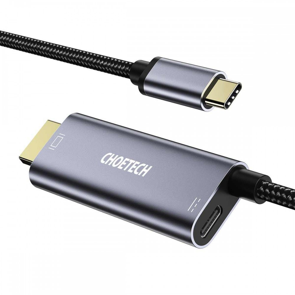 CHOETECH USB C To HDMI Cable With PD Charging XCH-M180 HUB With 6 Month Warranty CHOETECH USB C To HDMI Cable With PD Charging XCH-M180 HUB With 6 Month Warranty