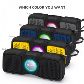 Newrixing Nr-9011 Portable Speaker With Music Frequency Flash Led Subwoofer