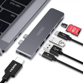 CHOETECH 7-In-1 USB-C MultiPort Adapter HUB-M14 With 6 Month Warranty