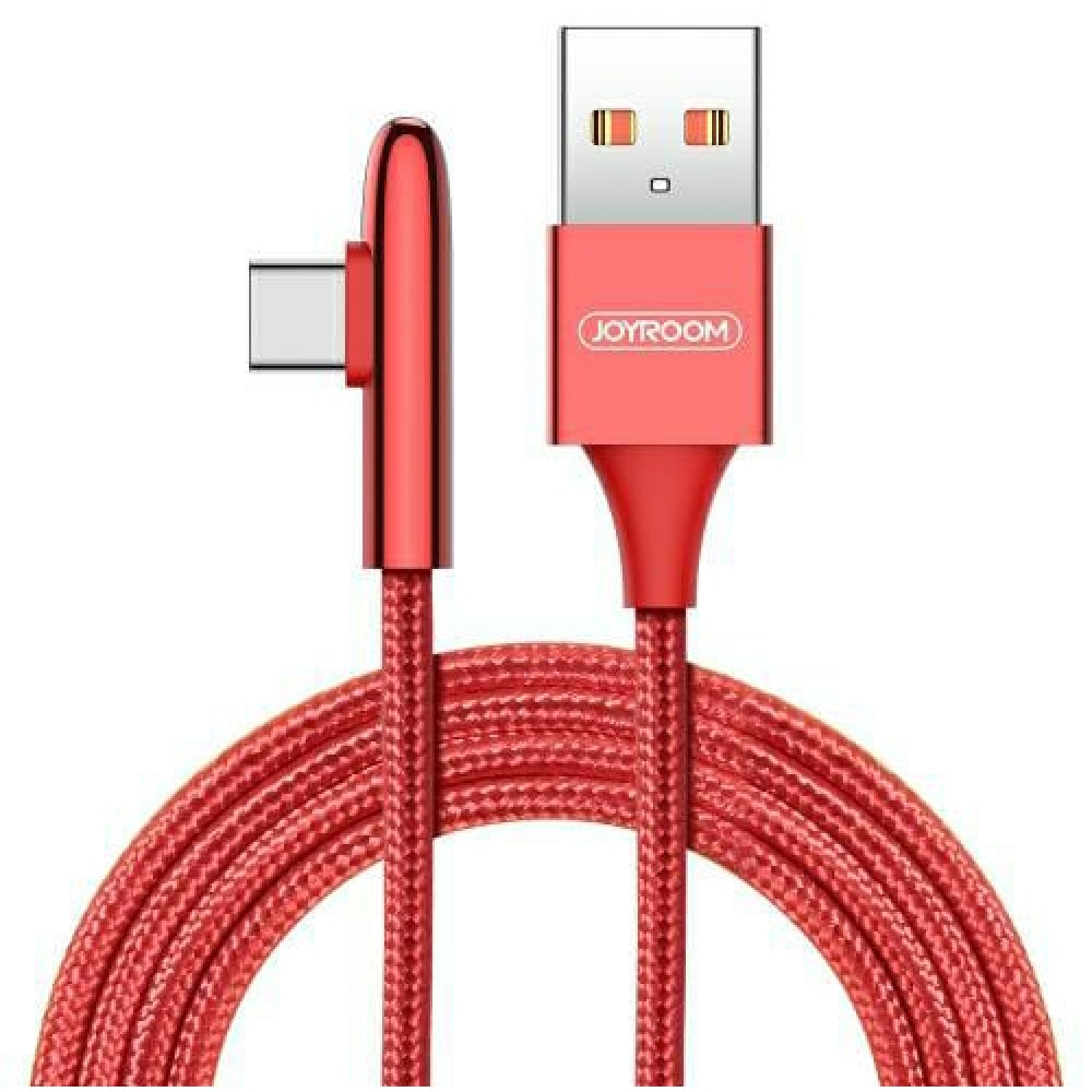 JOYROOM S-M98K 3A USB-C / Type-C Bullet Shape Quick Charging + Transmission Nylon Braided Data Cable 1.2m JOYROOM S-M98K 3A USB-C / Type-C Bullet Shape Quick Charging + Transmission Nylon Braided Data Cable 1.2m