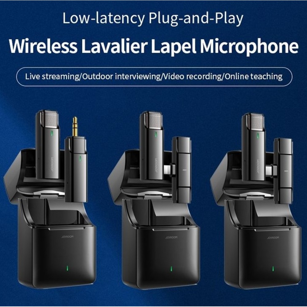 JOYROOM JR-LM2 Pro Live Broadcast Lavalier Microphone For Iphone JOYROOM JR-LM2 Pro Live Broadcast Lavalier Microphone For Iphone