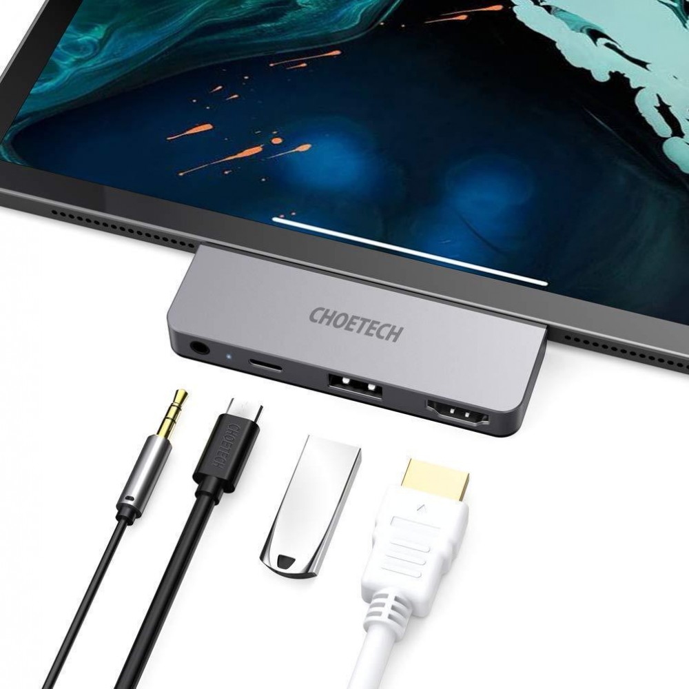 CHOETECH 4 In 1 USB-C to HDMI Multi Port Adapter HUB-M13 With 6 Month Warranty CHOETECH 4 In 1 USB-C to HDMI Multi Port Adapter HUB-M13 With 6 Month Warranty