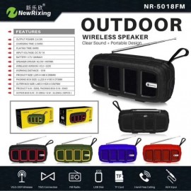 Outdoor Wireless Bluetooth Speaker Nr-5018fm, With Tf/usb/fm/aux/handsfree/tws