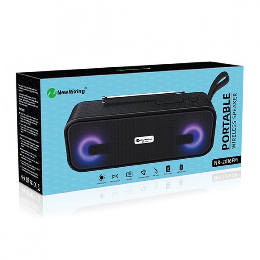 Newrixing Nr-2016 Outdoor Rechargeable Stereo Wireless Portable Bluetooth Speaker Newrixing Nr-2016 Outdoor Rechargeable Stereo Wireless Portable Bluetooth Speaker