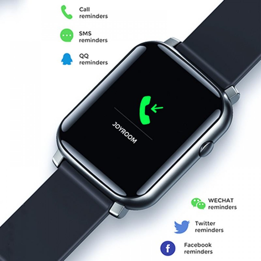 JR-FT1 Smart Watch (With 20mm Silicone Black Strap) JR-FT1 Smart Watch (With 20mm Silicone Black Strap)