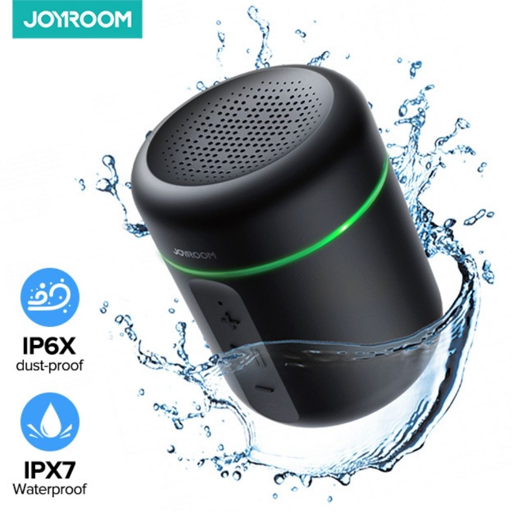 JOYROOM JR-ML02 Bluetooth 5.0 Waterproof Mini Wireless Bluetooth Speaker JOYROOM JR-ML02 Bluetooth 5.0 Waterproof Mini Wireless Bluetooth Speaker
