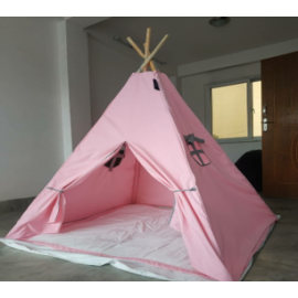 KidsSansar - Baby Canopy Kids Teepee Playhouse Castle Indoor & Outdoor Playing Tent