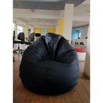 Fumo Classic Faux Leather Bean bag XXXL - Black (with beans) Fumo Classic Faux Leather Bean bag XXXL - Black (with beans)
