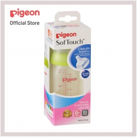 Pigeon Softouch Peristaltic Plus Glass 160ml Tg (SS)