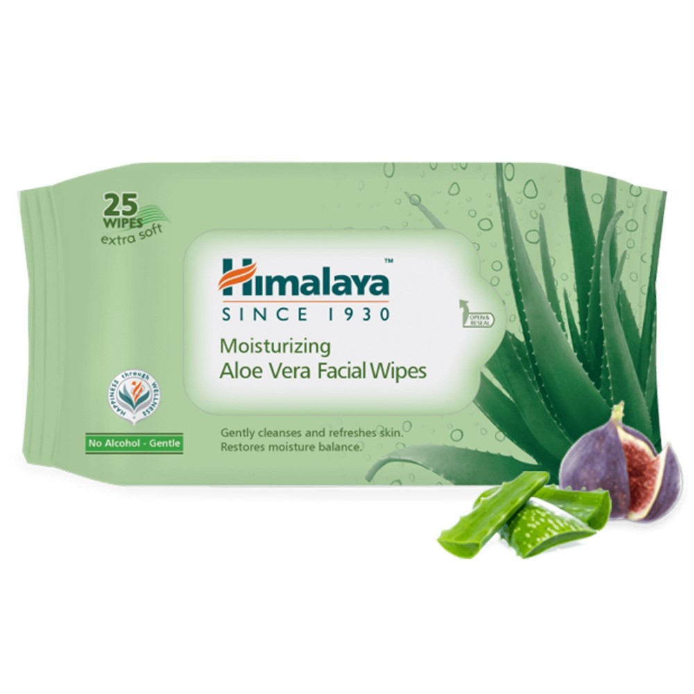 Himalaya Moisturizing Aloe Vera Facial Wipes Himalaya Moisturizing Aloe Vera Facial Wipes