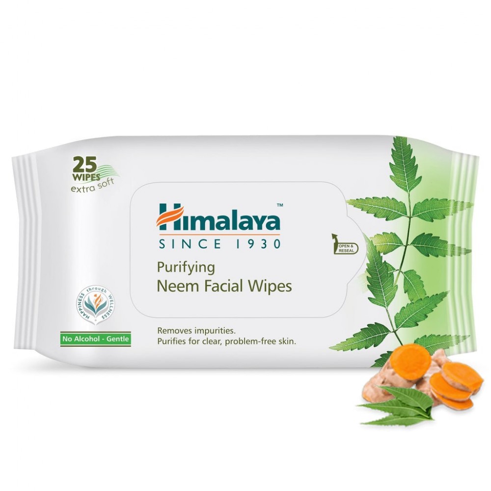 Himalaya Purifying Neem Facial Wipes - 25 Wipes Himalaya Purifying Neem Facial Wipes - 25 Wipes