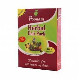 Poonam Herbal Hair Pack  Powder - 100Gms