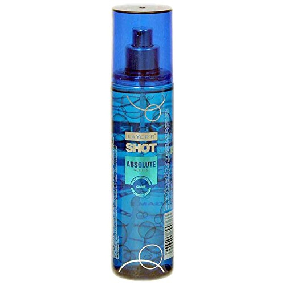 LAYER'R Shot Absolute Series Game Body Spray - 135ml For Men