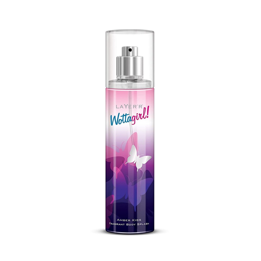Wottagirl Amber Kiss Body Spray For Women - 135ml