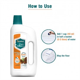Himalaya Pure Homes Sanitizing Floor Cleaner, 1LTR - Pine Himalaya Pure Homes Sanitizing Floor Cleaner, 1LTR - Pine
