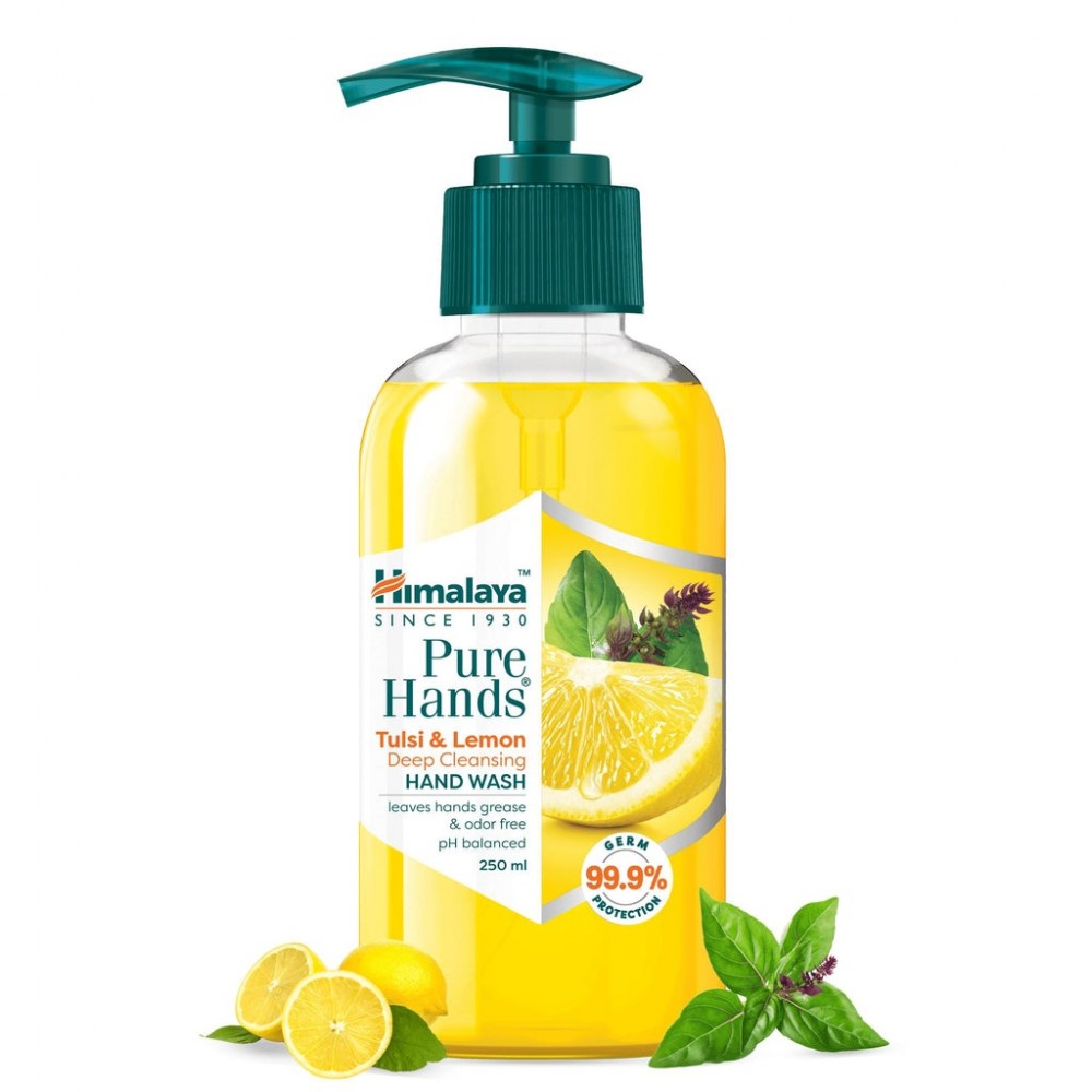 Himalaya Pure Hands Tulsi & Lemon Deep Cleansing Hand Wash - 750ml Himalaya Pure Hands Tulsi & Lemon Deep Cleansing Hand Wash - 750ml
