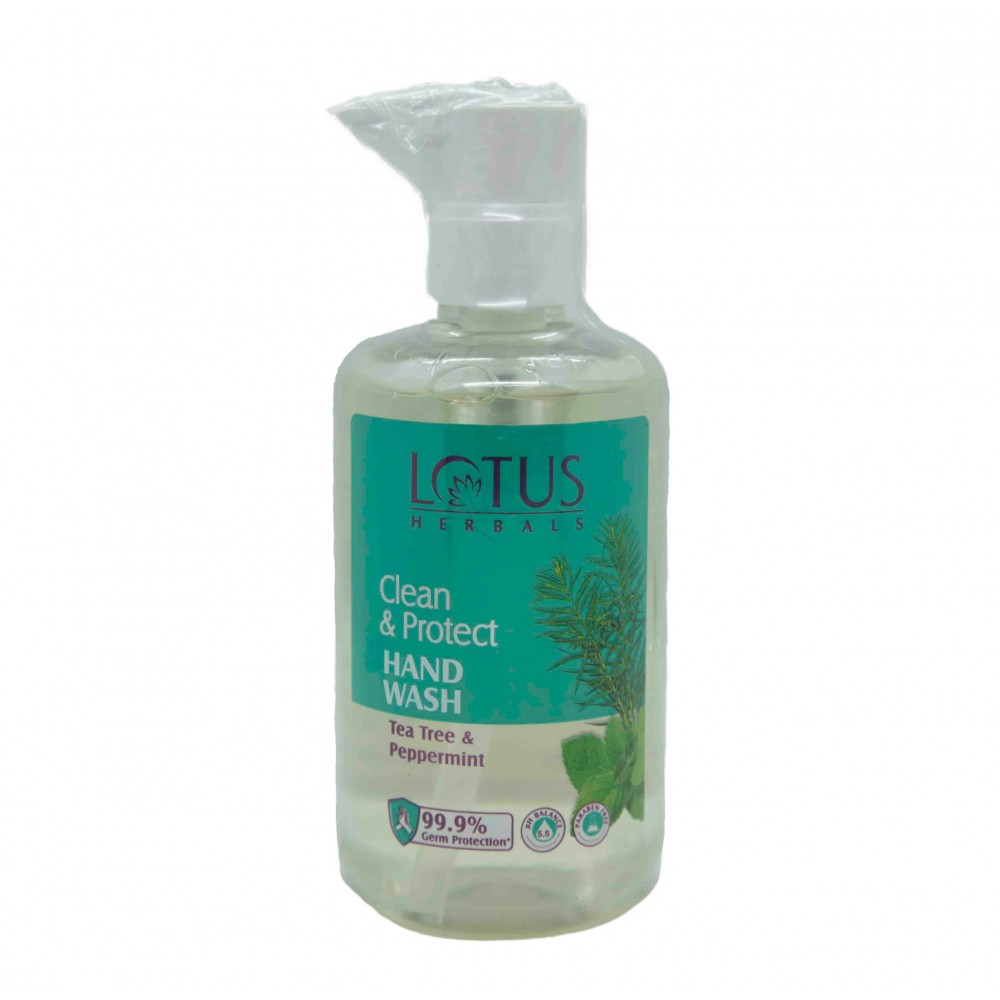 Lotus Herbals Clean & Protect Hand Wash Teatree & Peper