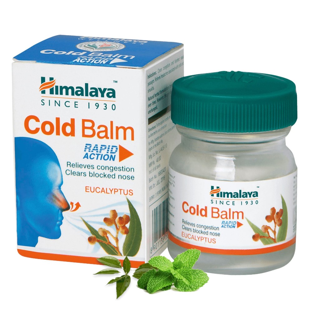 Himalaya Cold Balm, 45gm | Rapid Action | Relieves Congestion | Clears Blocked Nose Himalaya Cold Balm, 45gm | Rapid Action | Relieves Congestion | Clears Blocked Nose
