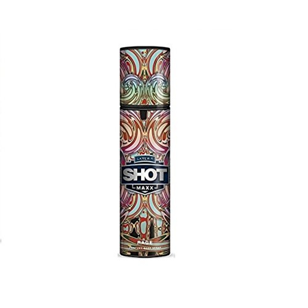 LAYER'R Shot Maxx Perfume Body Spray- Rage(125ml) LAYER'R Shot Maxx Perfume Body Spray- Rage(125ml)