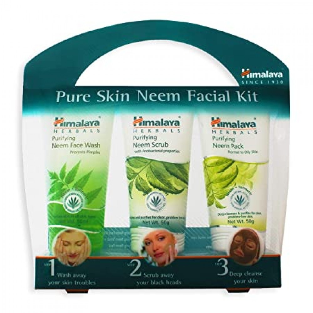 Himalaya Herbals Pure Skin Neem Facial Kit - Set of 3 Himalaya Herbals Pure Skin Neem Facial Kit - Set of 3