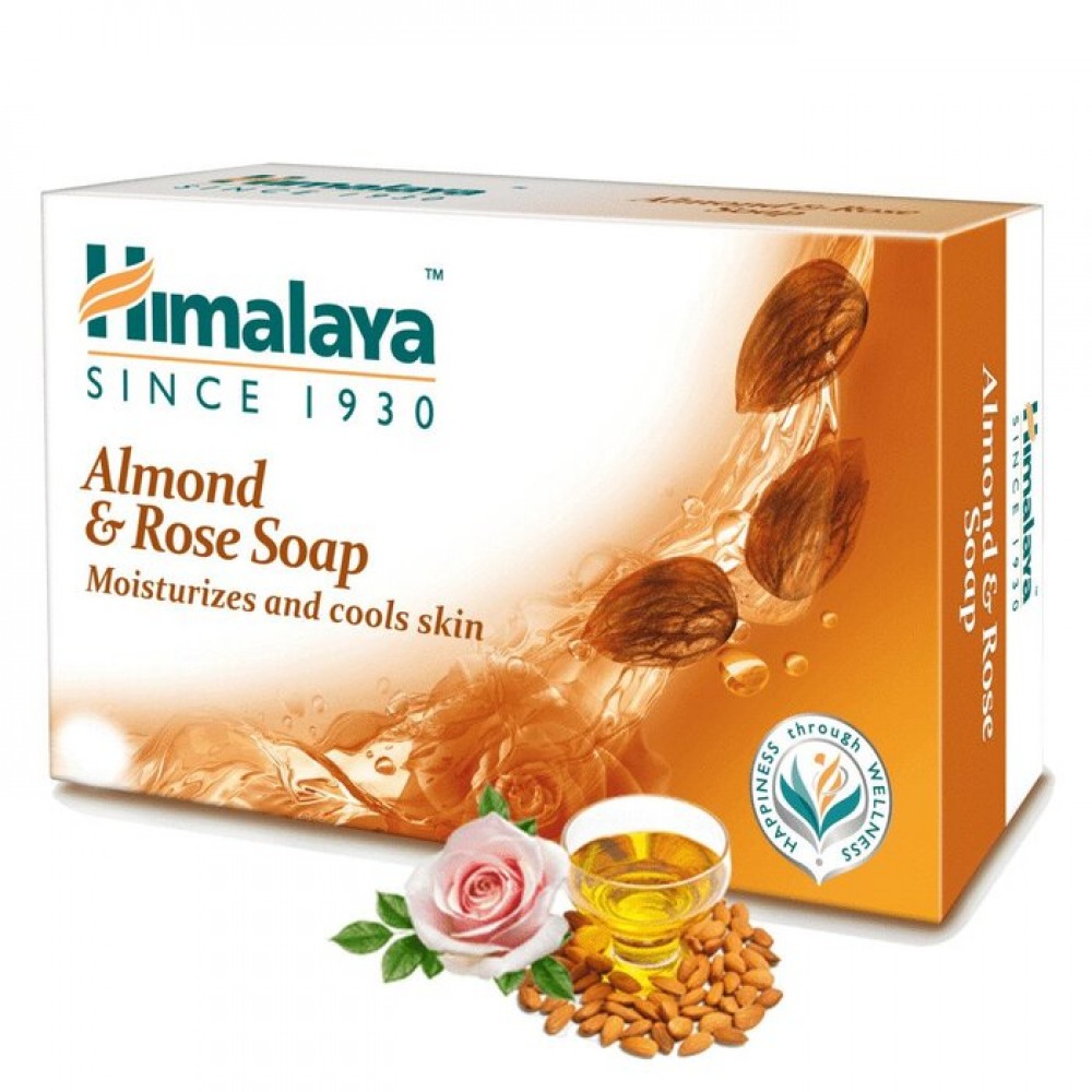 Himalaya Almond & Rose Soap - 125gm Himalaya Almond & Rose Soap - 125gm