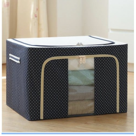 Storage Box Foldable Large Capacity Oxford Cloth Clothes Sundries Organizer Case for Household