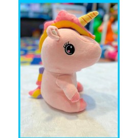 Cute Unicorn Soft Toy For Babies - Pink | 25 cm