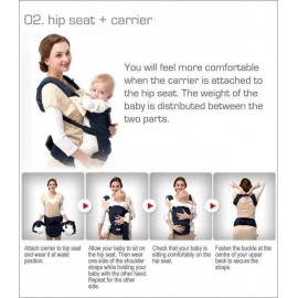 Baby Sling Carrier With Head Support And Detachable Base for -3 to 36 months baby Baby Sling Carrier With Head Support And Detachable Base for -3 to 36 months baby