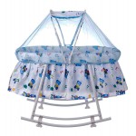 Baby Cradle Rocker (Mosquito Net And Pillow) - Unisex Baby Cradle Rocker (Mosquito Net And Pillow) - Unisex