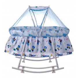 Baby Cradle Rocker (Mosquito Net And Pillow) - Unisex