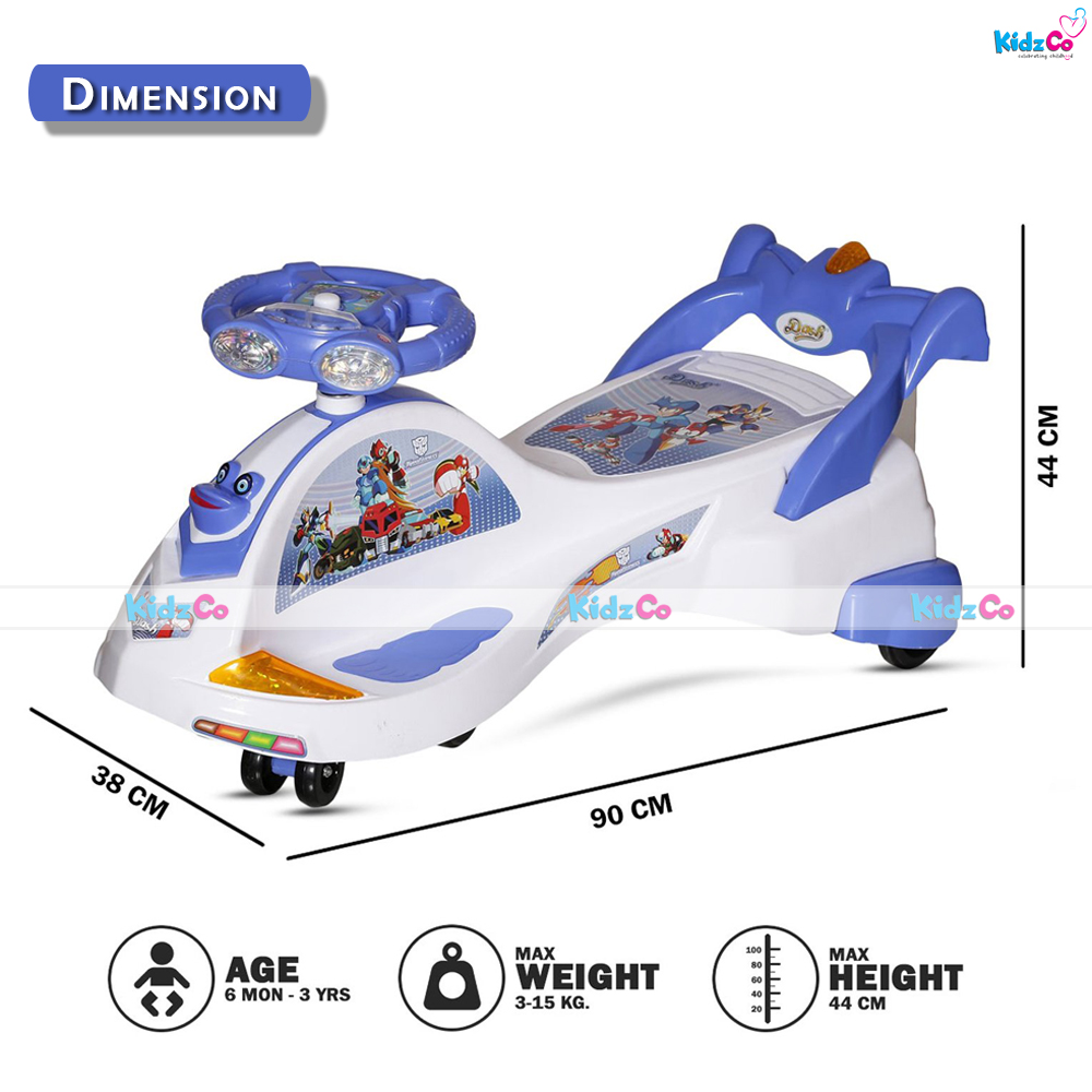 Transformer Swing Car with Music and Light for 2 years above Transformer Swing Car with Music and Light for 2 years above