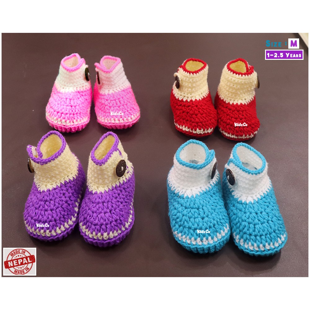 Kidz Co Woolen Booties - for 1-2.5 Years