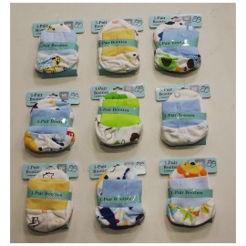 Kidzco Newborn Baby Cotton Booties
