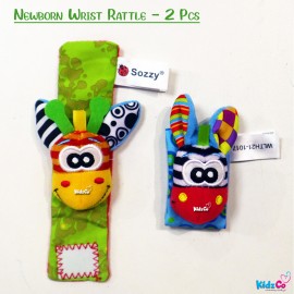 Newborn Wrist Rattles - 2 Pcs