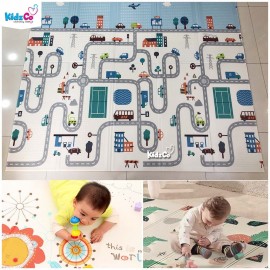 Foldable Crawl And Playmat For Kids (2 X 1.5 Meter) | Water Resistant